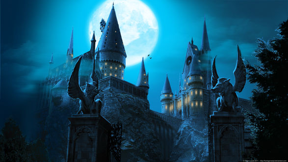 Обои fantasy, harry potter, hogwarts ...