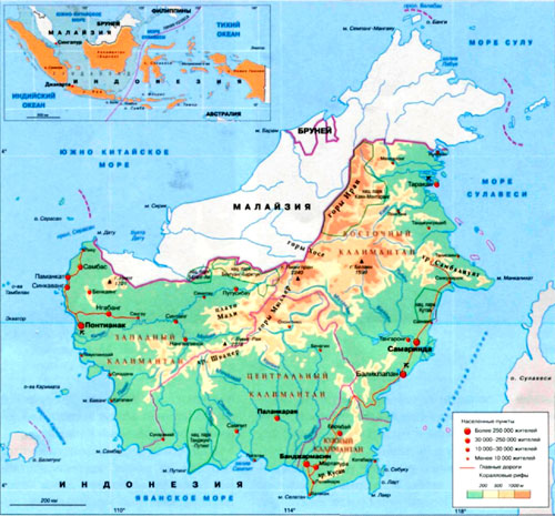 Остров Калимантан и его особенности