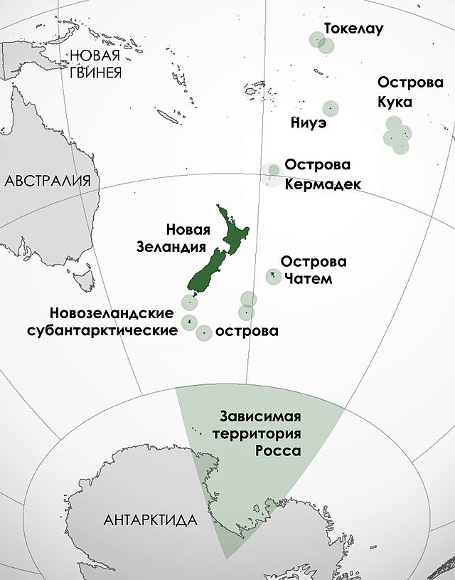 Map of New Zealand ...