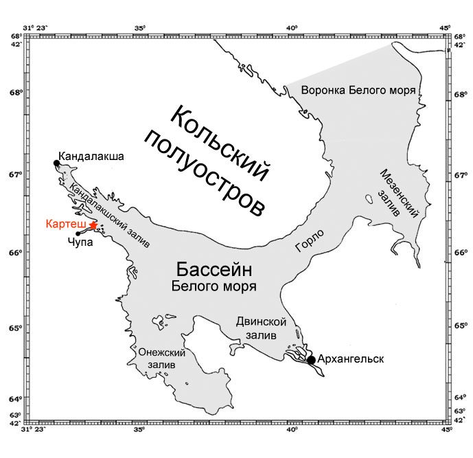 Белое Море На Карте Мира Векторная Иллюстрация — стоковая ...