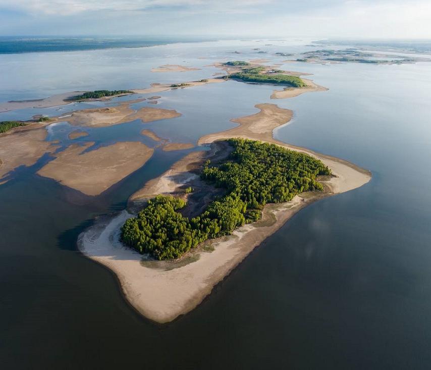 Обское море в Новосибирской области ...