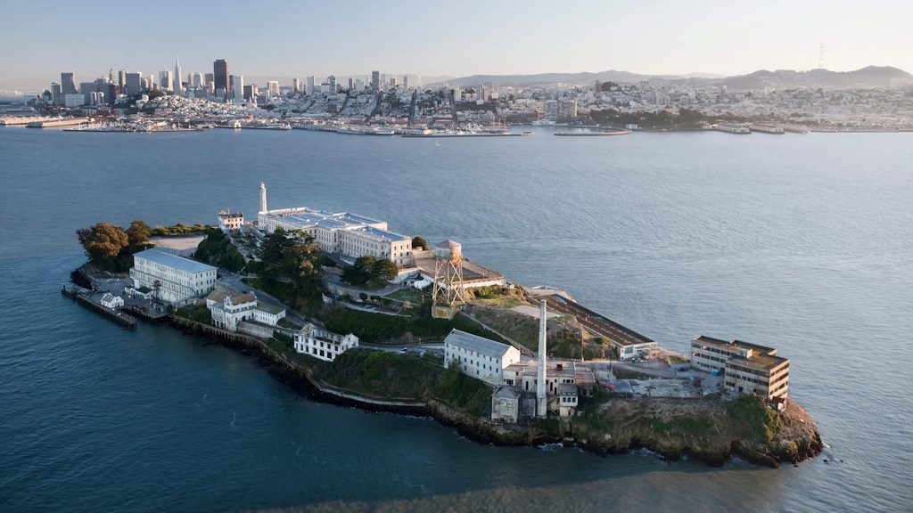 Тюрьма Alcatraz в Сан-Франциско Стоковое Фото - изображение ...