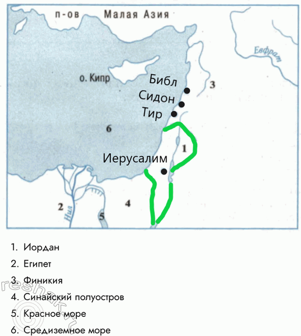 Красное море контурная карта - Фотоподборки 1