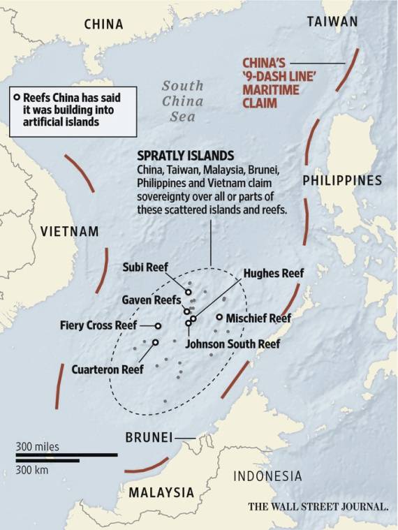 Территориальные споры в Южно-Китайском море | Инфографика ...