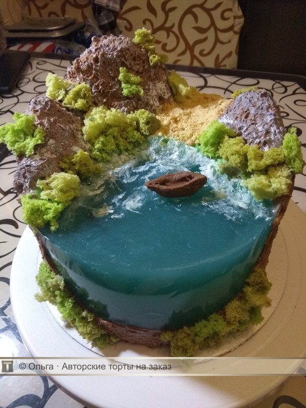 Декор торт ОСТРОВ. Тренд 2020 / Cake ISLAND decor. Trend 2020 ...