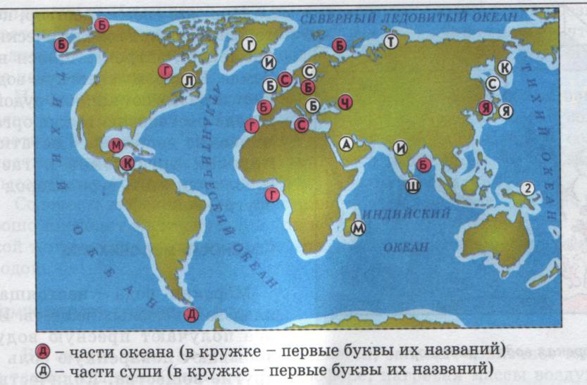 Технологическая карта урока географии по теме «Мировой океан ...