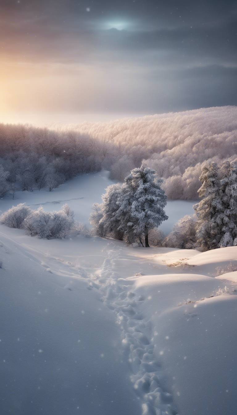 Зимний лес на картинах