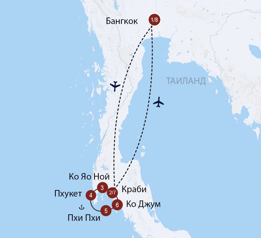 Где находится Самуи на карте мира - климат на острове