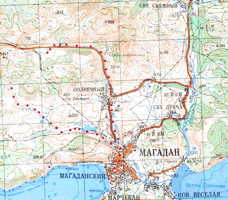 Морская береговая сеть Охотского моря