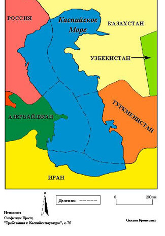 Как прикаспийские страны поделили море и сколько достанется ...