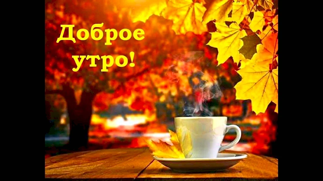 Доброе утро | Доброе утро. Осень бывает ...