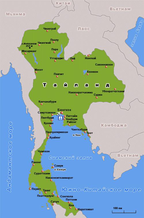 Карта островов таиланда: Карты Тайланда ...