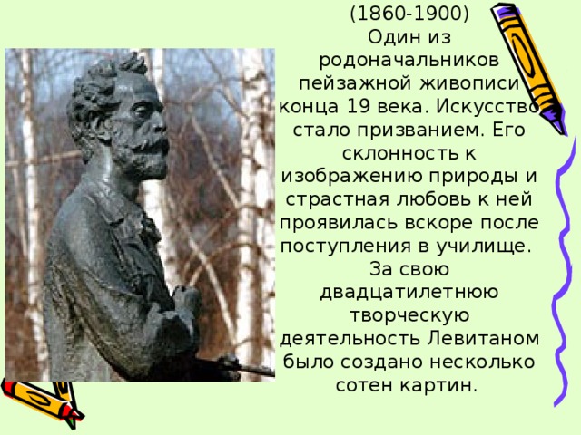 Левитан. Рассказы о русских художниках. Шер Н.С. Стр. 1