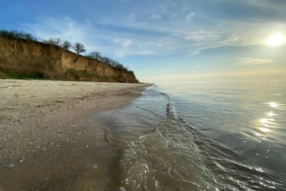 Азовское море - морской пейзаж маслом