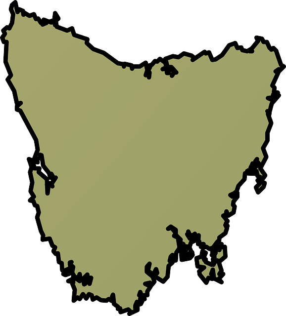 Файл:Relief Map of Tasmania.png — Википедия