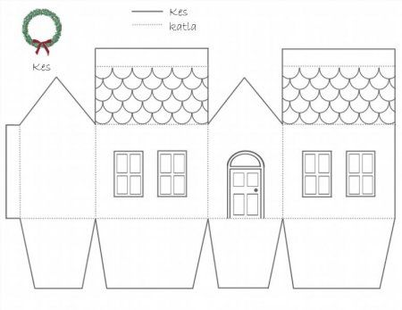 Макет дома из бумаги своими руками: схемы, развертки для ...