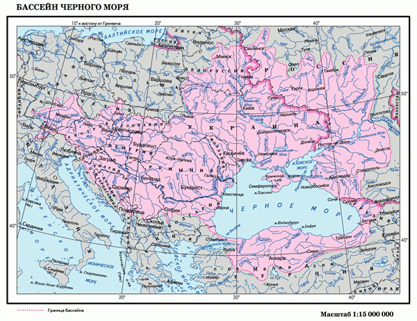 Карта акватории Черного моря (в режиме реального времени ...