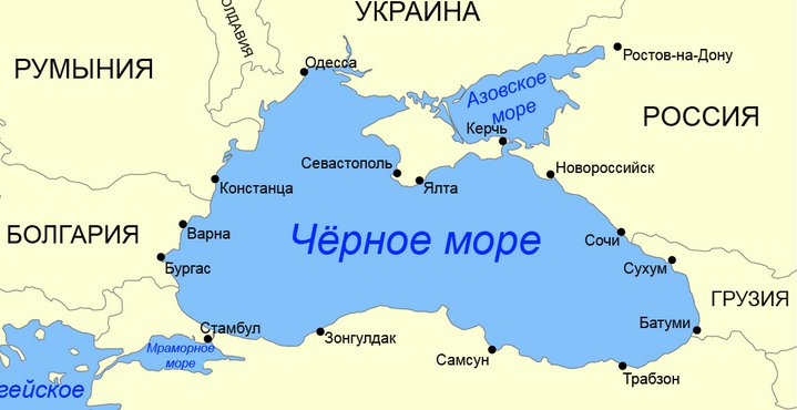 Средиземное (часть), Лигурийское, Тирренское море карта ...