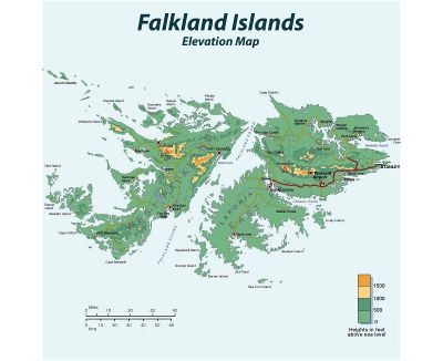 Фолклендские острова Карта Фолклендских ...