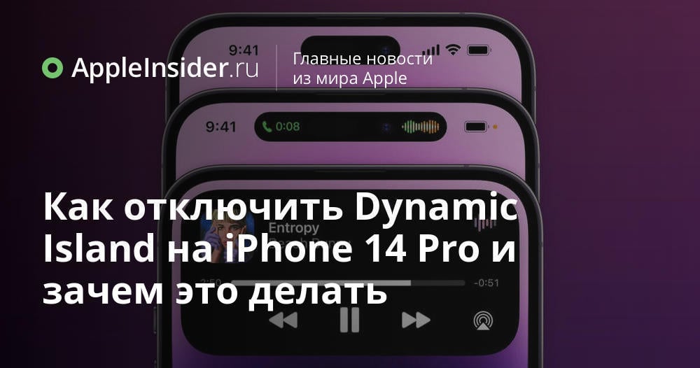 Как работает Dynamic Island ...