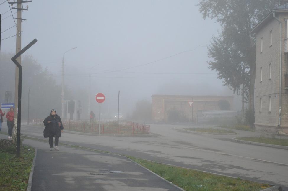 Густой туман опустился утром 17 сентября на Томск - МК Томск