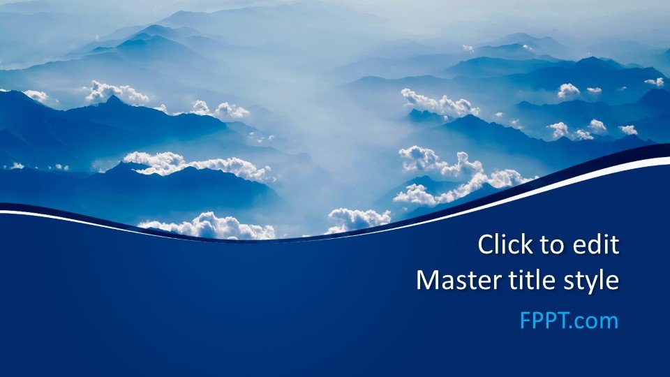 Free Clouds PPT Template