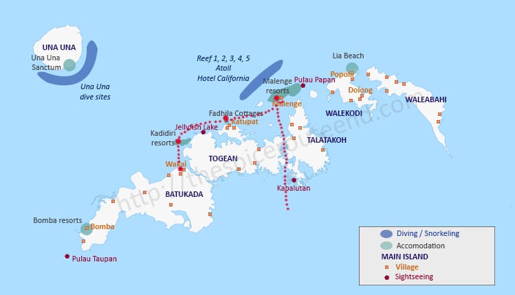 Дайвинг-туры в Индонезии, маршрут - «Togian Islands ...