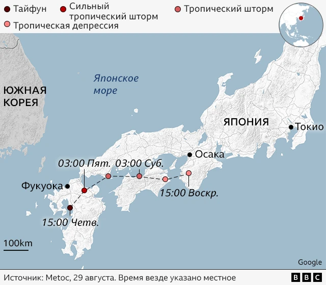 Япония на карте мира, географические характеристики ...