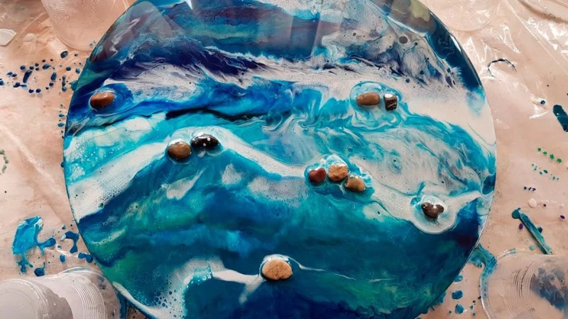 Картины в технике Resin Art из эпоксидной смолы. Мастер-класс ...