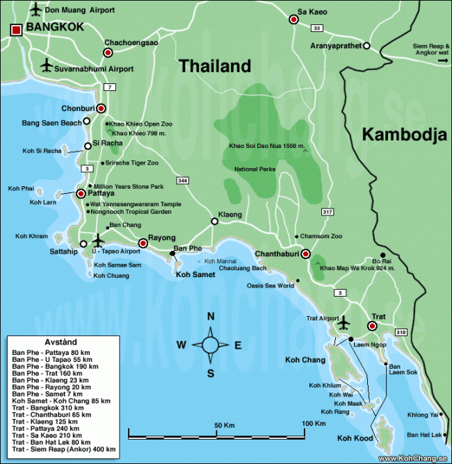 Карты Ко Тао (Тайланд). Подробная карта Ко Тао на русском ...
