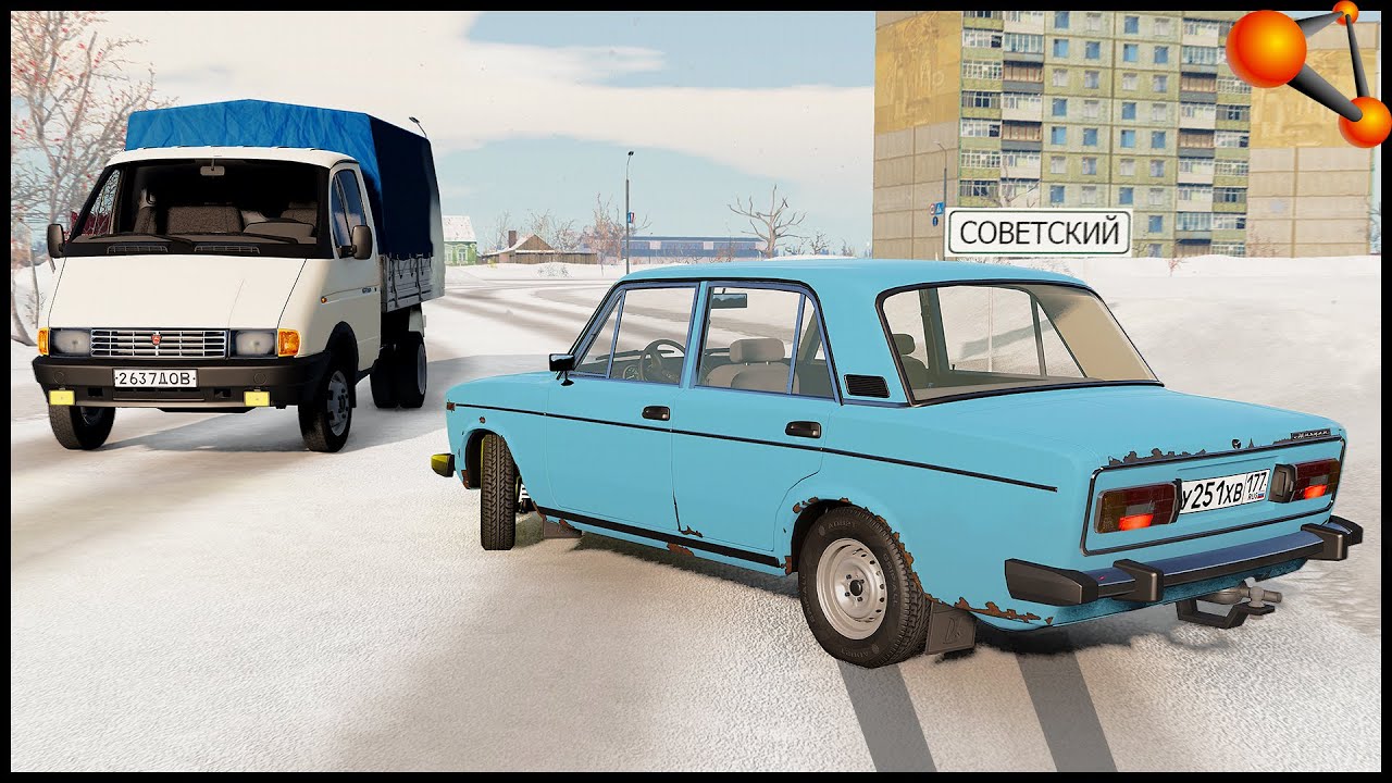 ЭТО САМАЯ ЗИМНЯЯ КАРТА ДЛЯ BEAMNG ! ОНА ОГРОМНАЯ И НА НЕЙ ...