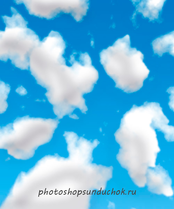 Free Cloud Overlay for Photoshop