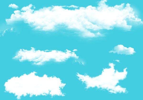 60 Cloud Overlays PNG Format, Sky Cloud Photo Backdrop, Beach ...