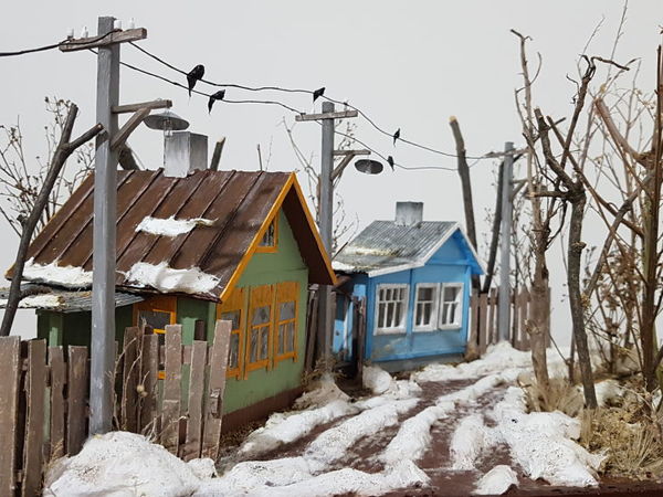 Весна в деревне» Жданов Владимир холст/масло купить в Москве ...