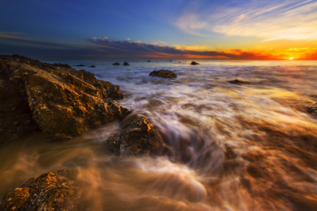 Бесплатное изображение: море, вода, закат, Рассвет, солнце ...