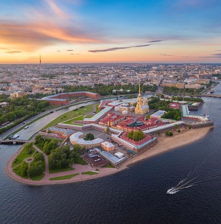 Сердце города на Неве. Заячий остров. Остров в устье Невы, на ...