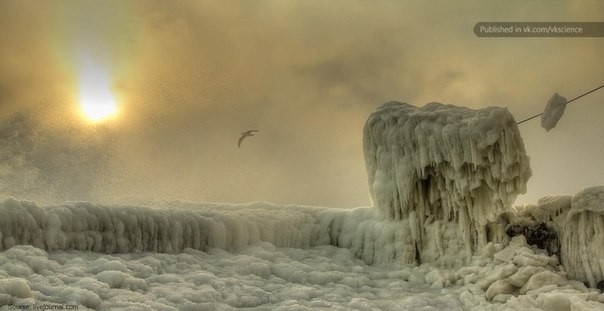 Замерзшее Черное море, Одесса. Стоковое фото № 3223437 ...