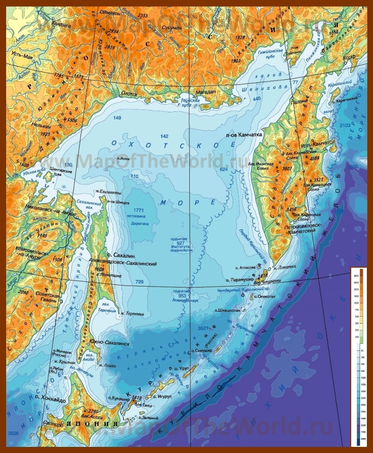 Административная карта берегов Баренцева моря