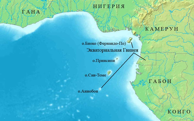 Где на карте мира находится Гвинейский залив?» — Яндекс Кью