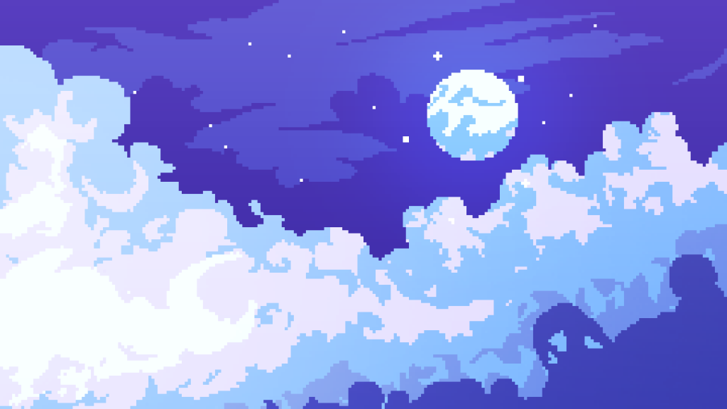 140+ SKY PIXEL ART BACKGROUNDS | Fab