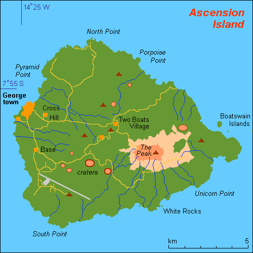 Остров Тристан-да-Кунья, город Эдинбург семи морей