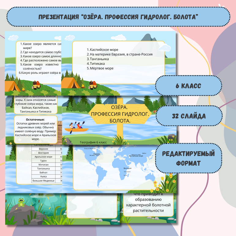 Суша в океане. География 7 класс.