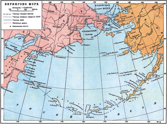 Берингово море @ НАЦИОНАЛЬНЫЙ АТЛАС РОССИИ