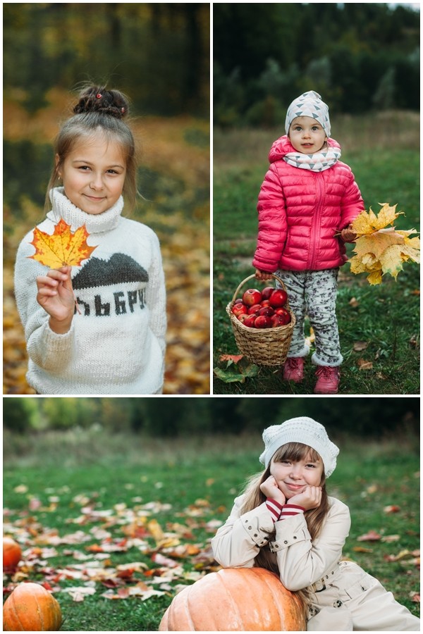 Идеи для фотосессии осенью от фотосервиса 