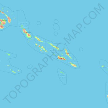 Большая карта регионов Соломоновых островов | Соломоновы ...