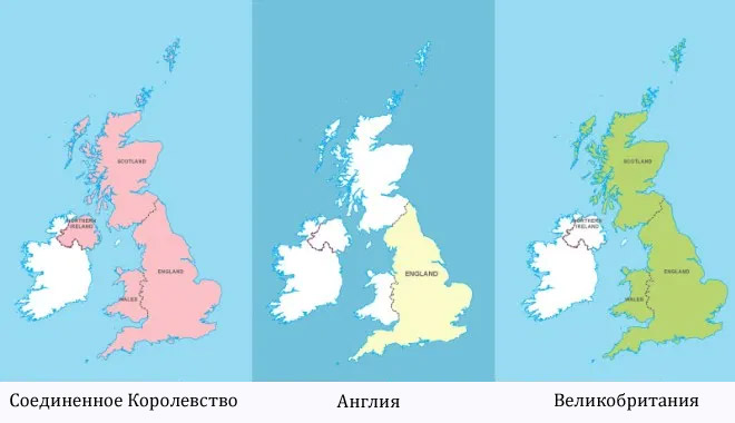 Англия и Великобритания - в чем разница? общие сведения