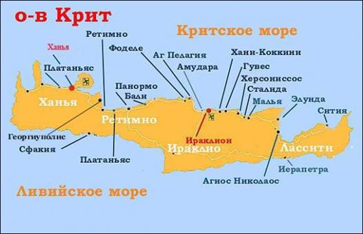 Туристическая карта Греции - туристический блог об отдыхе в ...