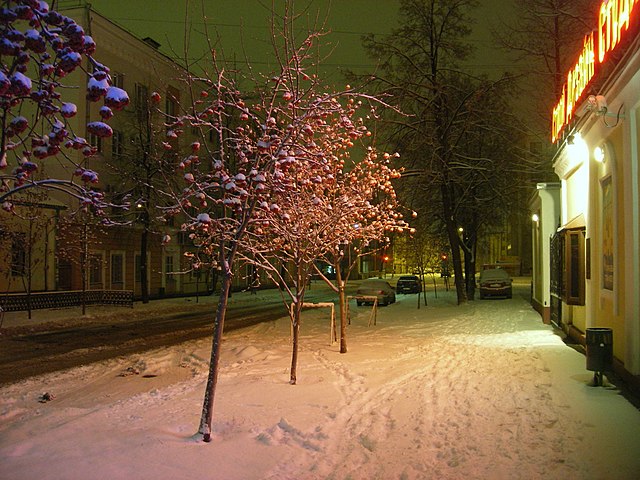 В Мурманск пришла астрономическая зима ...