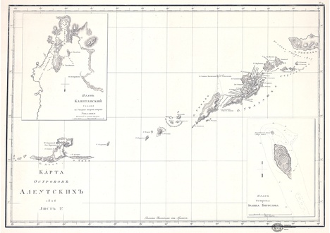 Первая в истории рукописная карта Камчатки, Алеутских ...