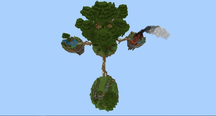 Карта Парящие острова High Catton для Minecraft.